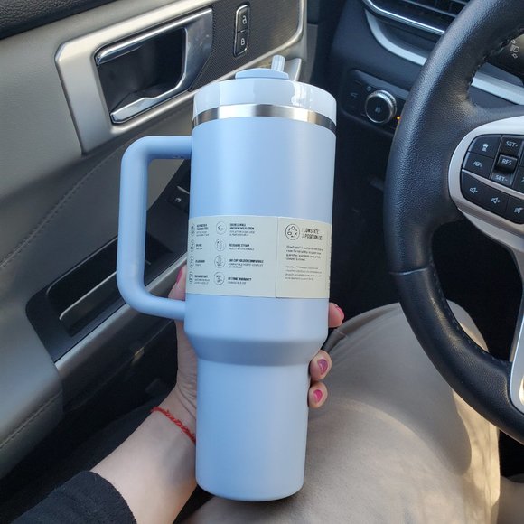 NWT New Release! STANLEY Quencher H2.0 Tumbler - Clean Slate Heather 40oz - Picture 3 of 7